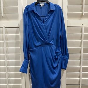 Lucy Paris Blue Long Sleeve Dress
